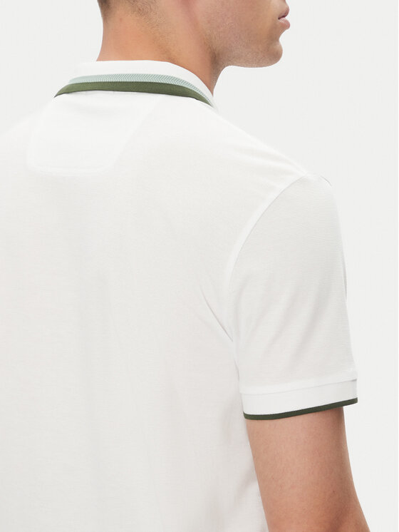 BOSS BOSS Polokošile Paddy Ap Heritage 50538101 Bílá Regular Fit