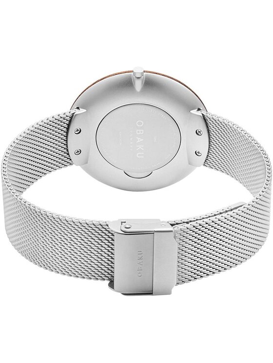 Obaku Obaku Hodinky V245GXCIMC Strieborná