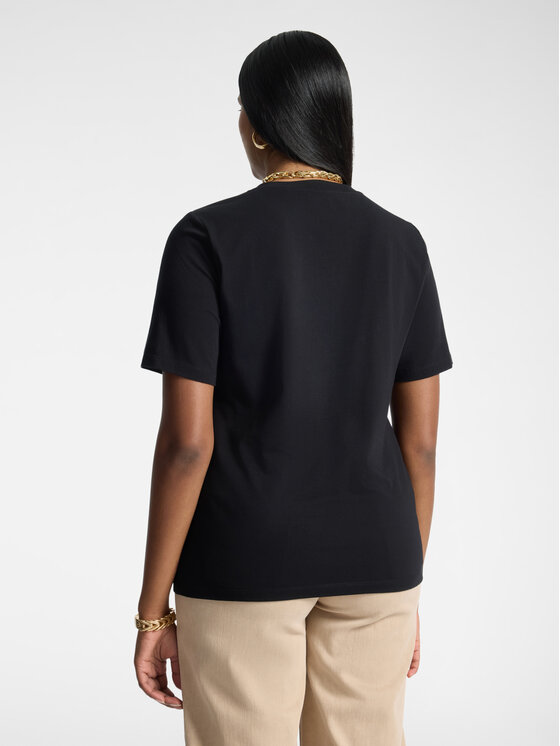 Elena Mirò Elena Mirò T-shirt G052Z000703N033 Nero Regular Fit
