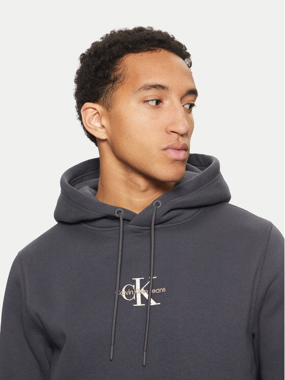 Calvin Klein Jeans Calvin Klein Jeans Džemperis Monologo J30J325629 Pilka Regular Fit