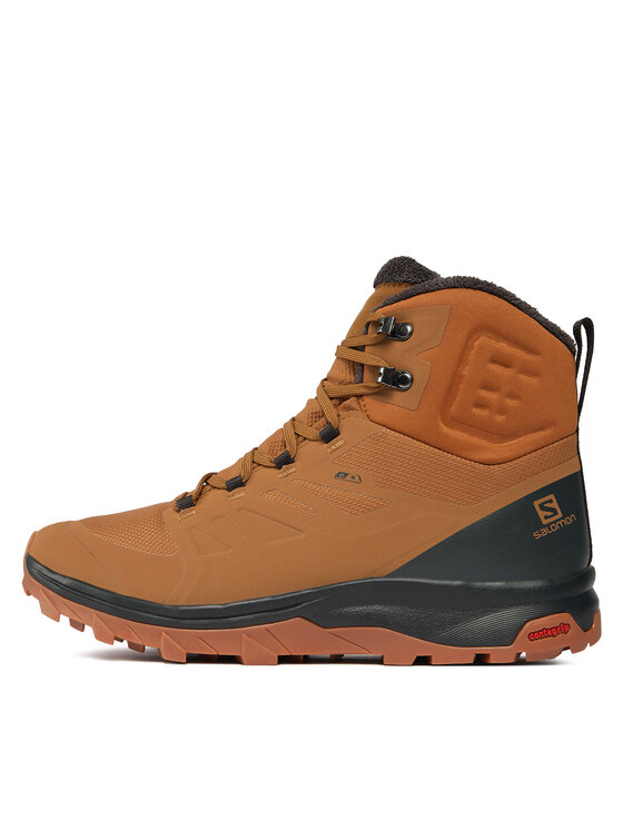 Salomon Salomon Trekking čevlji Outblast Thinsulate™ Climasalomon™ Waterproof L47382500 Rjava