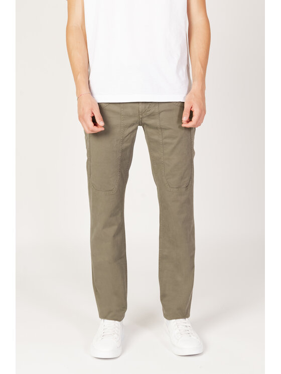 Jeckerson Jeckerson Pantalone da abito JOHN 5TASCHE TOPPA SLIM Verde Slim Fit