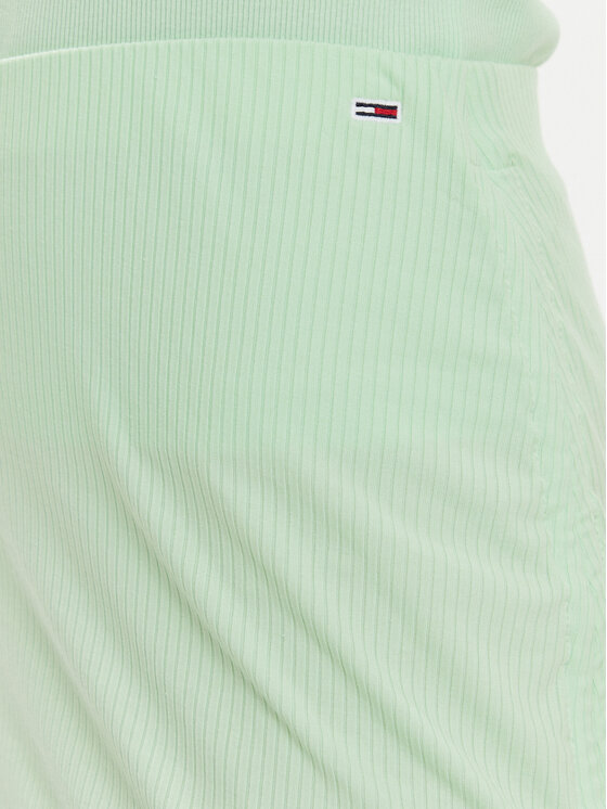 Tommy Jeans Tommy Jeans Spódnica mini DW0DW17962 Zielony Slim Fit
