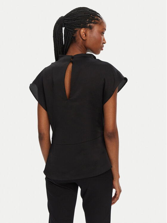 Bruuns Bazaar Bruuns Bazaar Blúz Acacia BBW4427 Fekete Regular Fit