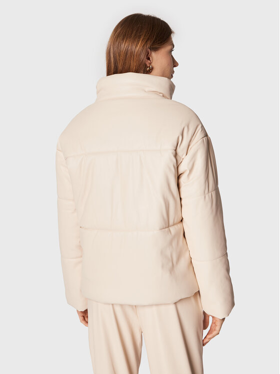 Liu Jo Liu Jo Kurtka z imitacji skóry WF2175 E0392 Beżowy Regular Fit