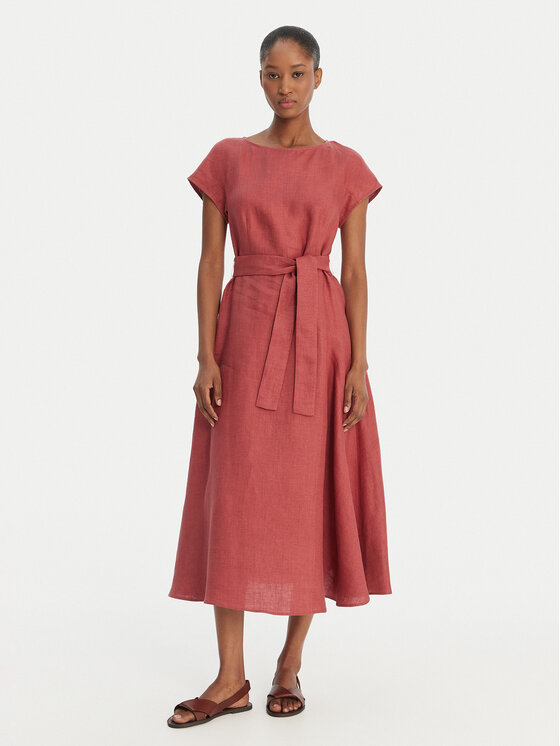 Weekend Max Mara Weekend Max Mara Ljetna haljina Esordio 2615221052 Crvena Regular Fit