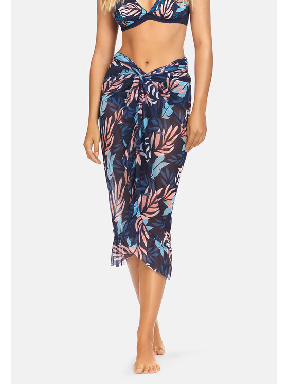 Miss Lou Miss Lou Pareo ML047 Blu scuro