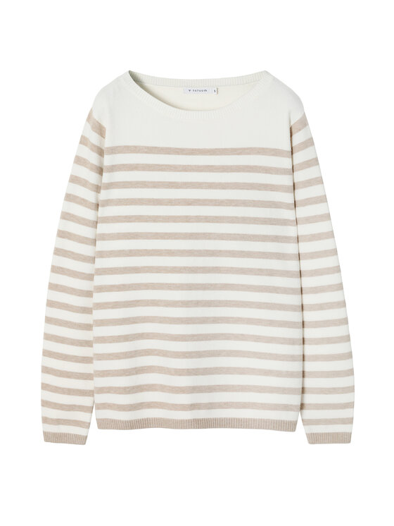 TATUUM TATUUM Sweter TELMA Beżowy Classic Fit