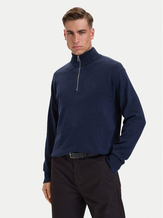 Calvin Klein Calvin Klein Πουλόβερ LV040BM356 Σκούρο μπλε Regular Fit