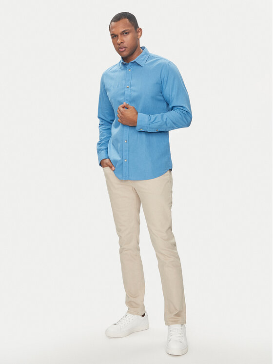 Jack&Jones Jack&Jones Cămașă Summer 12248384 Albastru Comfort Fit