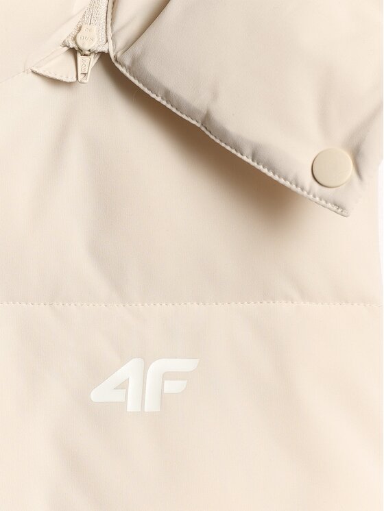 4F 4F Športová vesta ESSENTIAL 3 Béžová Loose Fit
