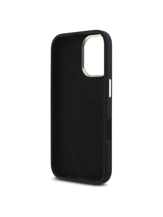 Guess Guess Etui na telefon Apple iPhone 16 Plus Czarny