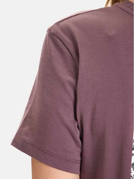 The North Face The North Face T-Shirt Box Nse Edge Of Light NF0A8E3J Brązowy Relaxed Fit