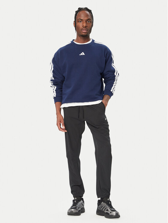 adidas adidas Bluza Essentials 3-Stripes Fleece KY4163 Niebieski Regular Fit