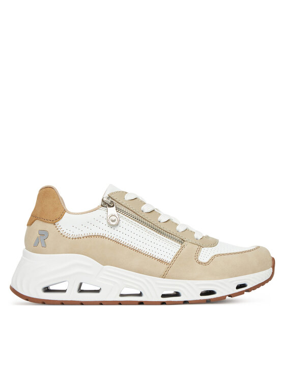 Sneakers Rieker N5204-80 Alb