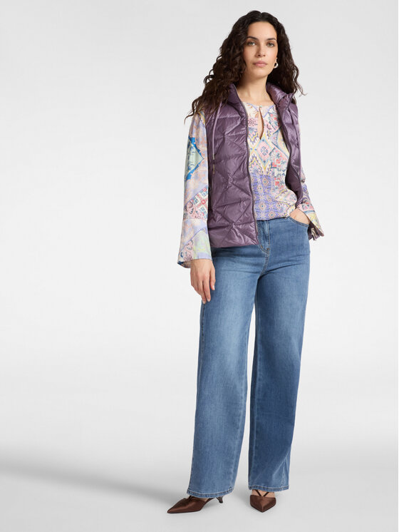 Elena Mirò Elena Mirò Giubbotto piumino F806P000192N0F9 Viola Slim Fit