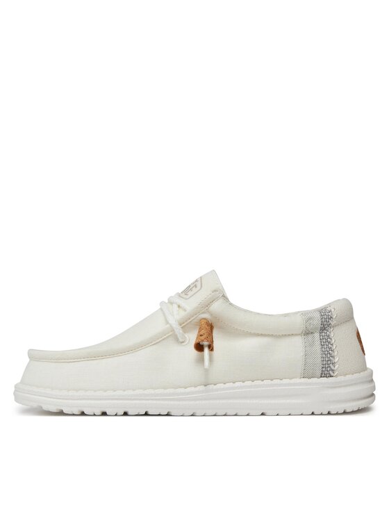 Hey Dude Hey Dude Sneakers Hey Dude Wally Break Stitch Bianco