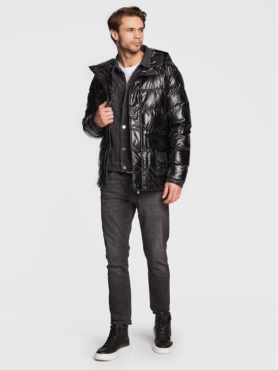 Giubbotto piumino 505005 524505 Nero Regular Fit