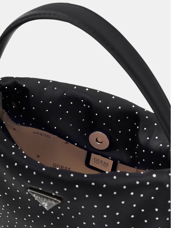 Guess Guess Дамска чанта Elsie Mini HWSR96 50750 Черен