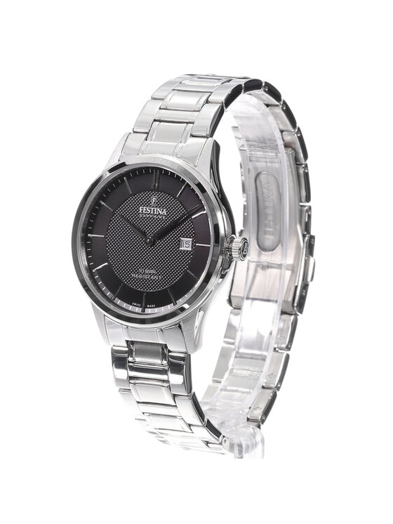 Festina Festina Zegarek F20067-6 Srebrny