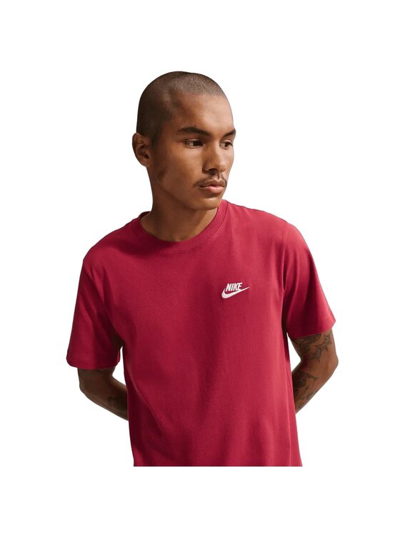 Nike Nike T-Shirt M NSW CLUB Czerwony Regular Fit