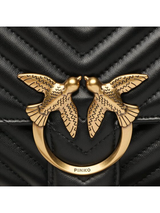 PINKO Pinko Дамска чанта Love Lady Puff Classic Cl PE 23 PLTT 100043 A0GK Черен
