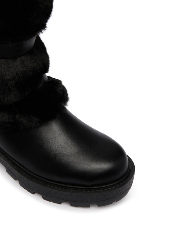 Guess Guess Μποτάκια FLFYAF FUR10 Μαύρο
