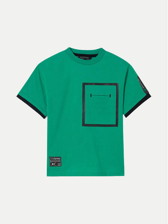 Mayoral Mayoral T-krekls 6046 Zaļš Regular Fit
