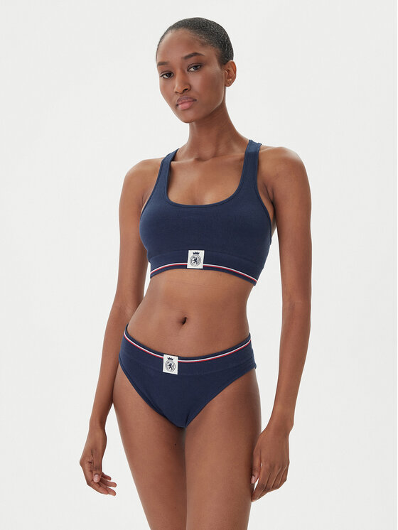 Tommy Hilfiger Tommy Hilfiger Rinnahoidja-top UW0UW06061 Tumesinine