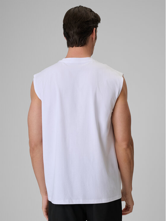 4F 4F Tank top FOB SUMMER Biały Loose Fit