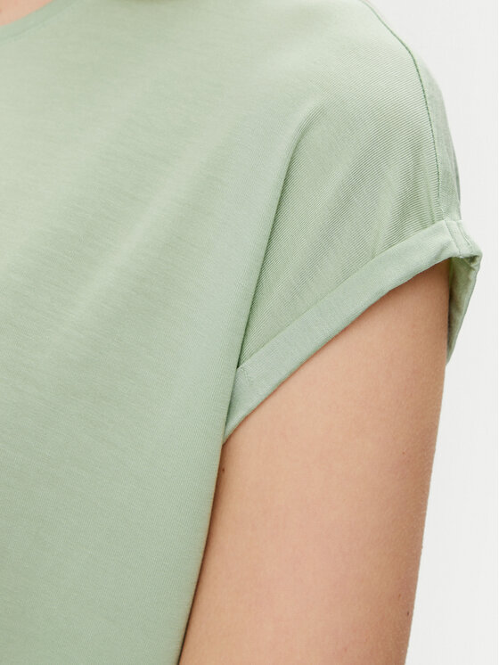 Vero Moda Vero Moda T-Shirt Ava 10284468 Zielony Regular Fit