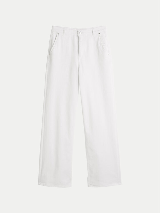 Marc O'Polo Marc O'Polo Jeansy 502 9085 12223 Biały Wide Leg