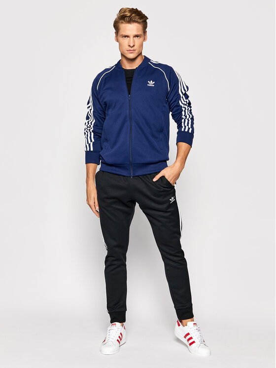 adidas Bluza adicolor Classics H06710 Granatowy Standard Fit â¢ Modivo.pl