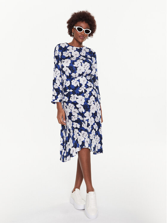 United Colors Of Benetton United Colors Of Benetton Rochie de zi 4YLBDV02V Bleumarin Regular Fit