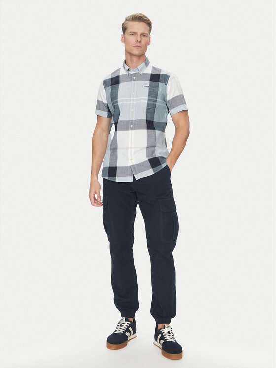 Barbour Barbour Koszula Gordon MSH5300TN45 Granatowy Regular Fit