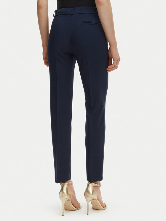 Rinascimento Rinascimento Текстилни панталони CFC0128638003 Тъмносин Slim Fit