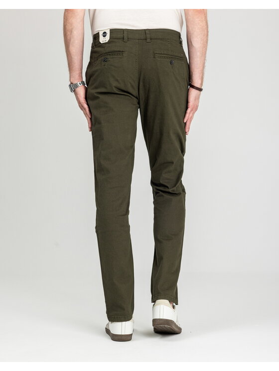 Marcus Marcus Pantaloni chino Gerry Chino 5052 Verde Regular Fit