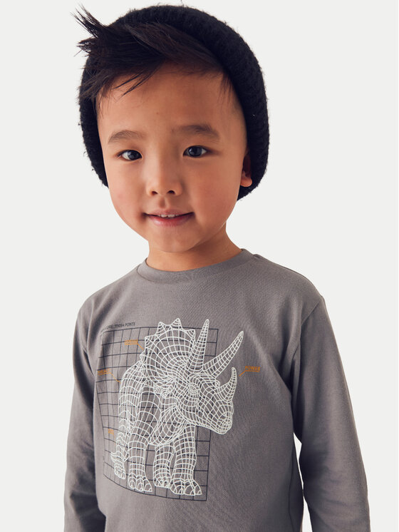 Mayoral Mayoral Блузка 4088 Сірий Regular Fit