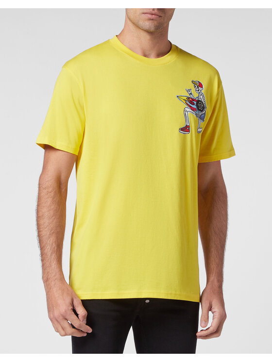 PHILIPP PLEIN PHILIPP PLEIN T-shirt 2147 Giallo Regular Fit