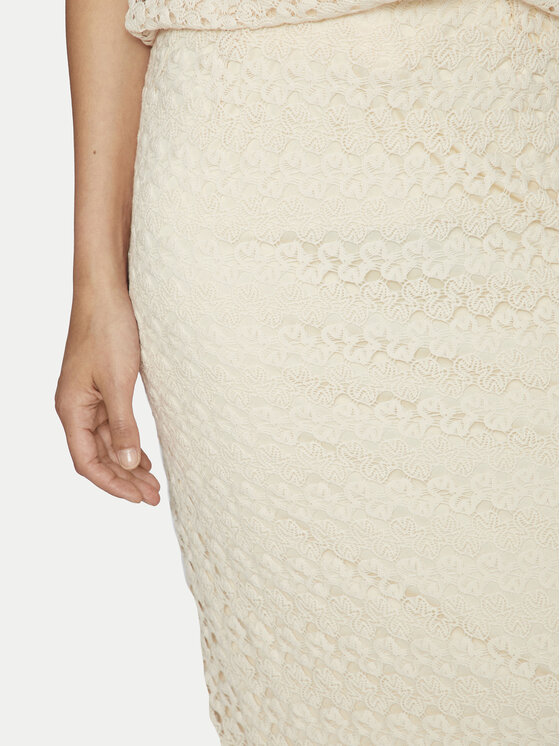 Vila Vila Gonna a matita Laura 14102883 Beige Regular Fit
