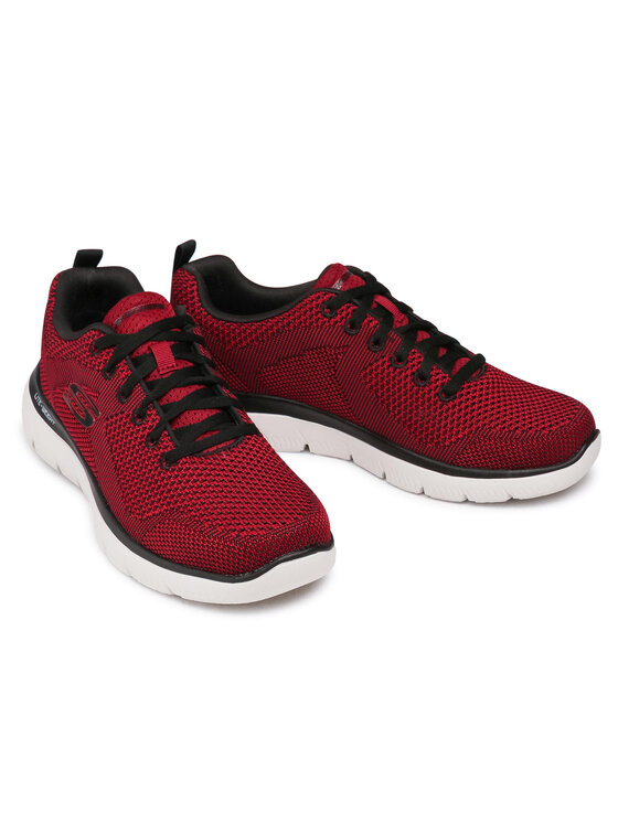 Skechers Skechers Sneakers Brisbane 232057/RDBK Vișiniu