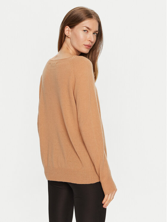 ViCOLO ViCOLO Pulover 22044S Rjava Regular Fit