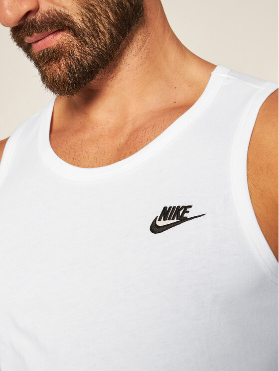 Nike Nike Майка Club BQ1260 Білий Standard Fit