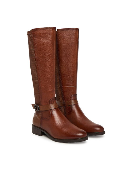 Tamaris Tamaris Kozačky ve vojenském stylu 1-25618-43 Hnědá