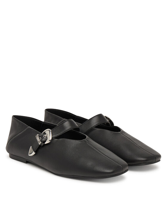 Tommy Jeans Tommy Jeans Ballerine Tjw Ballerina Nappa Leather EN0EN03043 Nero
