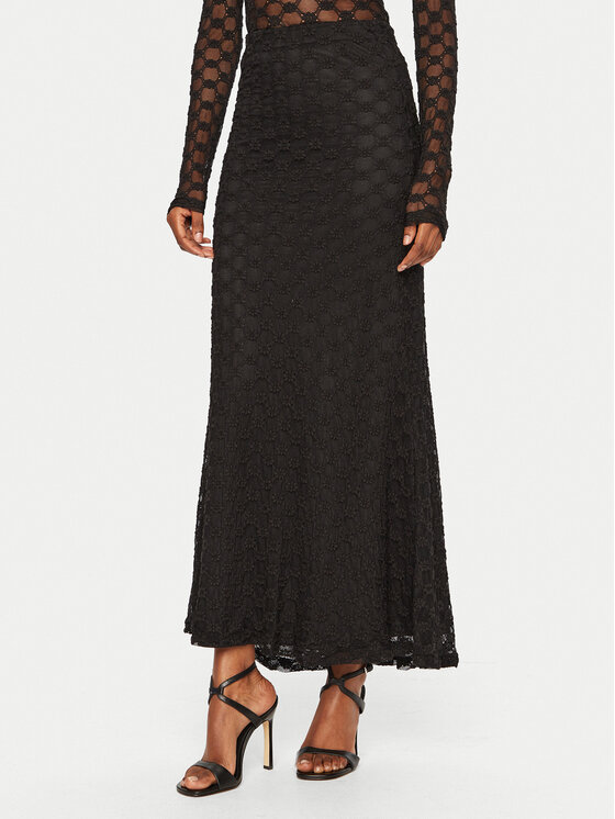 BARDOT Gonna maxi Adoni 59740SB Nero Regular Fit, taglia : 10