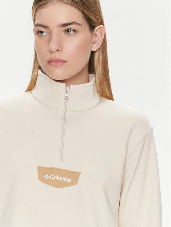 Columbia Columbia Felpa Lodge™ 2073531 Écru Relaxed Fit