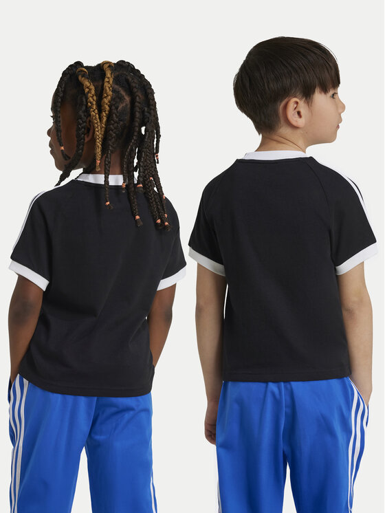 adidas adidas T-Shirt adicolor Trefoil IY2389 Czarny Regular Fit