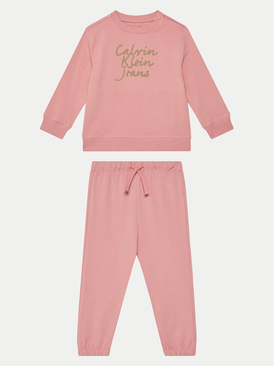 Calvin Klein Jeans Calvin Klein Jeans Tepláková souprava IN0IN00288 Růžová Regular Fit