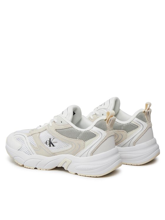 Calvin Klein Jeans Calvin Klein Jeans Сникърси Retro Tennis Su-Mesh Wn YW0YW00891 Бял